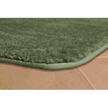 2 Piece Traditional Soft and Plush Nylon Washable Bathroom Rug Set Deep Fern