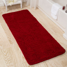 Memory Foam Somerset Homeag Washable Bath Mat 2-feet by 5-feet - Burgundy