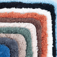 3 Piece Super Plush Non-Slip Bath Rug Set - Platinum
